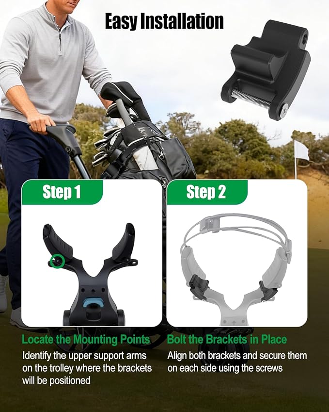 Golf Bag Accessories Compatible with MGI Ai Navigator GPS+, Anti-Twist Stabilizer to Prevent Bag Rotation and Enhance Stability
