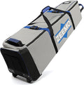 ZEEMO Golf Travel Bag, Full-Open Protective & Wheeled Airline-Approved Case for Clubs, Cart&StandBag, Soft-Sided Waterproof Cover Made of Heavy Duty Oxford