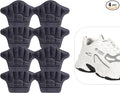 Heel Grips Inserts,Heel Gripsfor Loose Shoes,Too Big Boots, Reusable Heel Guards Liners for All People,Self-Adhesive Heel Protector Pads (4 Gray)