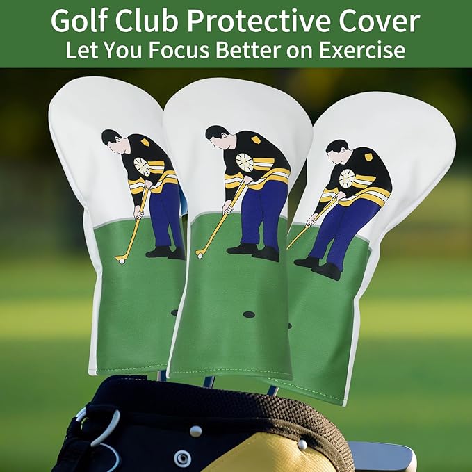 Golf Club Head Covers, Golf Club Covers, Driver Headcover，Driver Cover，Golf Club Covers，Novelty DriverHead Covers