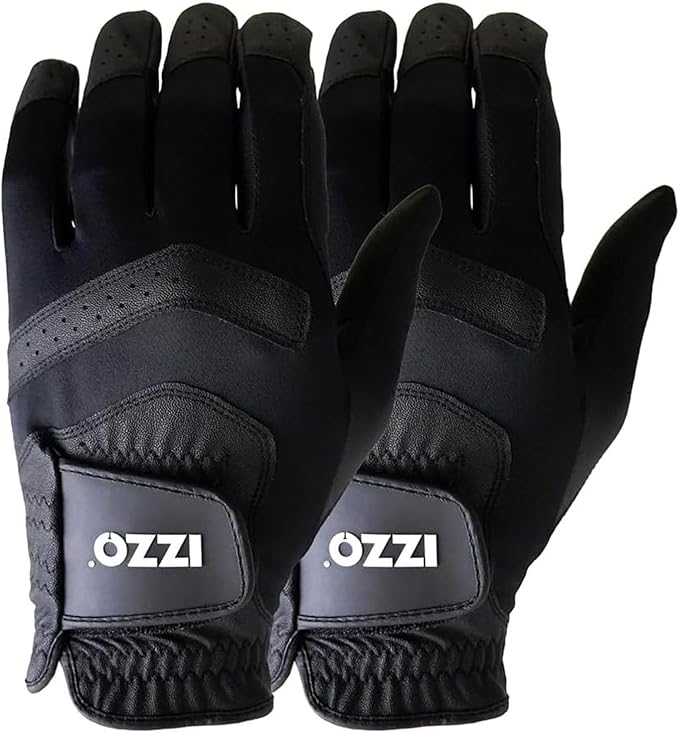 Izzo Universal Fit Golf Glove - Worn On Left Hand for Right-Handed Golfers