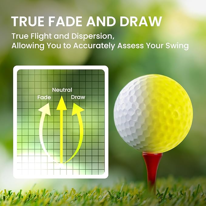 Amy Sport Practice Golf Balls Foam More Weight Value 16/32 Pack, High Density Real Feel 1/3 Distance of Regulation Golf Ball, Soft Durable for Backyard Indoor Outdoor Training