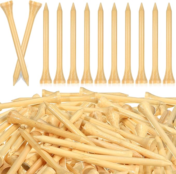 Mudder 600 Pack Golf Tees Bulk Wooden Golf Tees Multicolor Wood for Men Balls Accessories