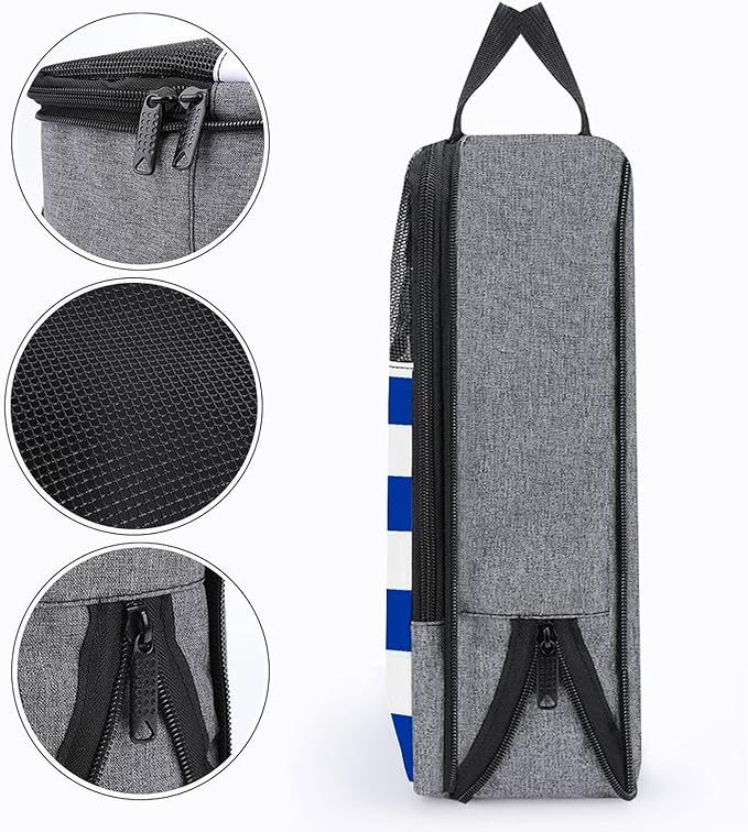 Reusable Portable Sneaker Bags Travel Shoe Bags for Storage and Packing Shoes Storage Pouch (Uruguay Flag)
