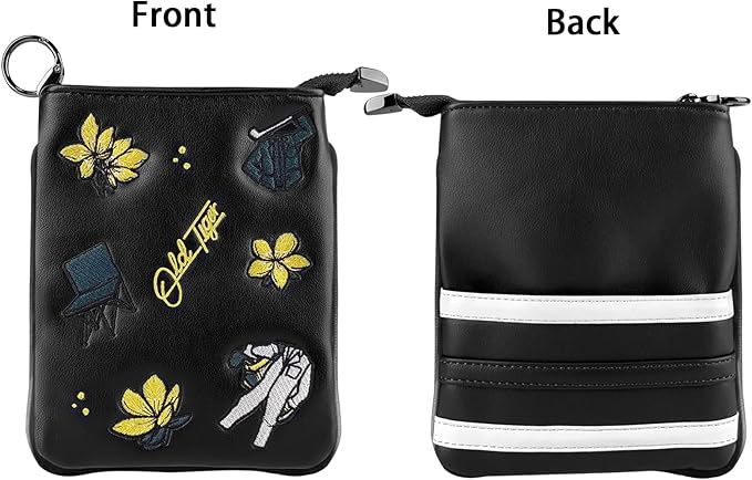 Swig Sip Golf Pouch Bag - Waterproof Compact Golf Ball & Tee Organizer, Handcrafted Zipped Pouch for Keys and Phone, Soft Fleece Lined, Golfing Gear for Course & Travel