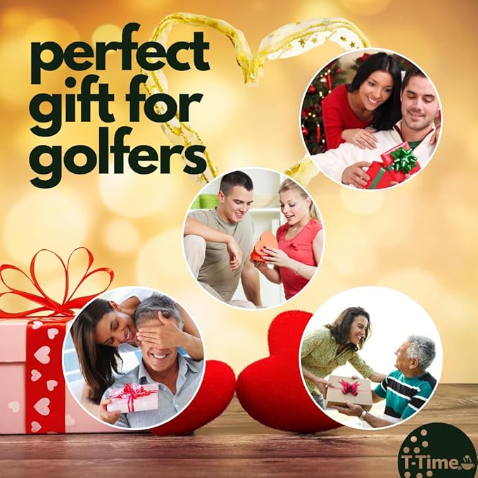 T-Time® Golf Tee Anchor Leash & Tether – US Patented – Keeps Tees in Place for Driving Range and Simulator Practice.