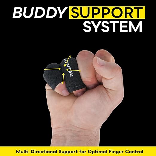 LIONTEK Pinky-Ring Flow Finger Sleeve V3 Pair — Joint Support & Compression for Activity, BJJ, Fitness, Volleyball, Basketball, and More