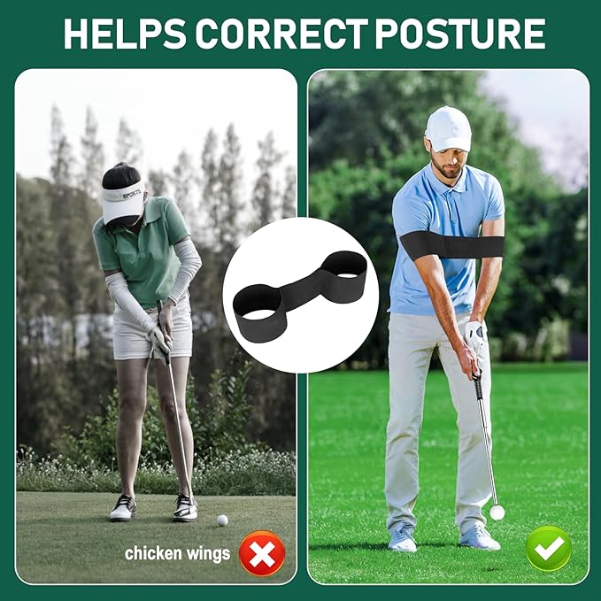 Golf Grip Swing Training Aid - Retractable Click Club Trainer Indoor Practice Warm Up Stick Flexible Telescopic Short Club Tempo Sound Release Trainer Devices