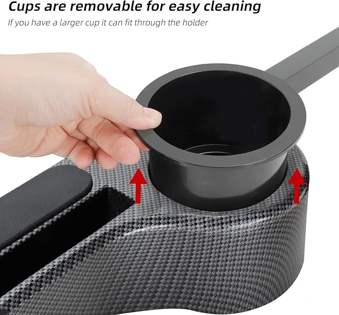 Roykaw Golf Cart Armrest with Cup Holder/Rear Seat Arm Rests Fit for EZGO/Club Car/Yamaha & Most Golf Cart, Upgrade 3rd Gen - with Phone Holder, No Drilling Required, Fit 1.0"/1-1/4" Square Tube Frame