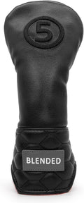 Golf Club Covers Black Golf Head Covers Driver Covers Fariway Wood Headcover Hybrid Covers Leather 3 Wood Headcover Golf Headcover with Number Tag for All Brand