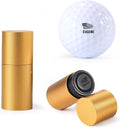 Golf Ball Stamp Personalized Marker - Premium Metal Custom Golf Ball Stamp - Quick-Dry Ink Monogram Identifier - Unique Golfing Accessories Gifts for Men Dad (Mental-Yellow-2)