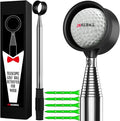 Golf Ball Retriever for Water,Telescopic 12Ft/9Ft Stainless Steel Shaft Two-Sided Easy Pick Up Balls,Unbreakable Head Retriever Tool Golf Accessories Golf Gift for Men