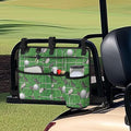 Golf Ball Golf Cart Rear Seat Organizer Universal No Drilling Storage Bag Lightweight Accessories