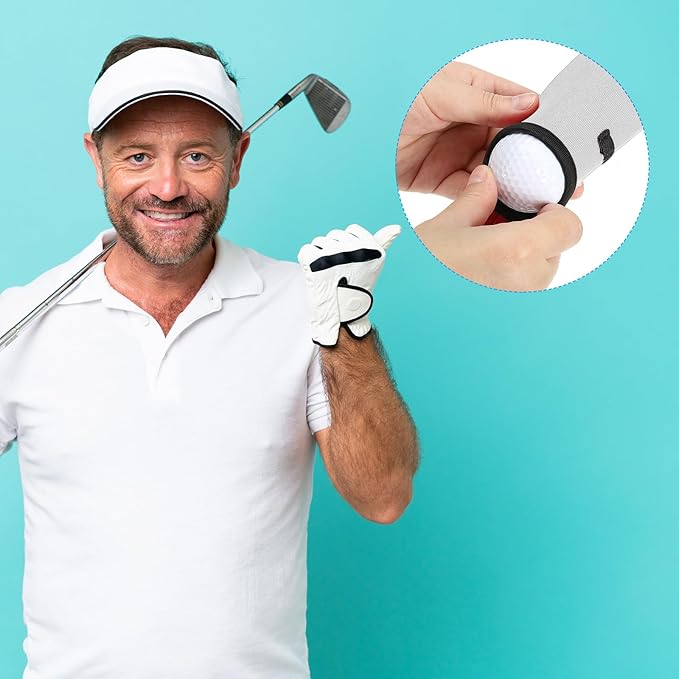 PATIKIL Golf Ball Carry Bag Golf Tee Holder Pouch Portable Neoprene Golf Ball Holder with Clip for Men and Women
