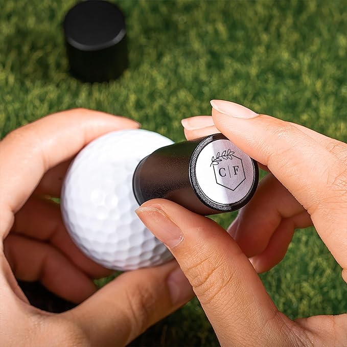 callie Personalized Golf Ball Stamp - Custom Monogram Name, 4 Colors | Ball Stamper Marker, Golf Accessories Gifts