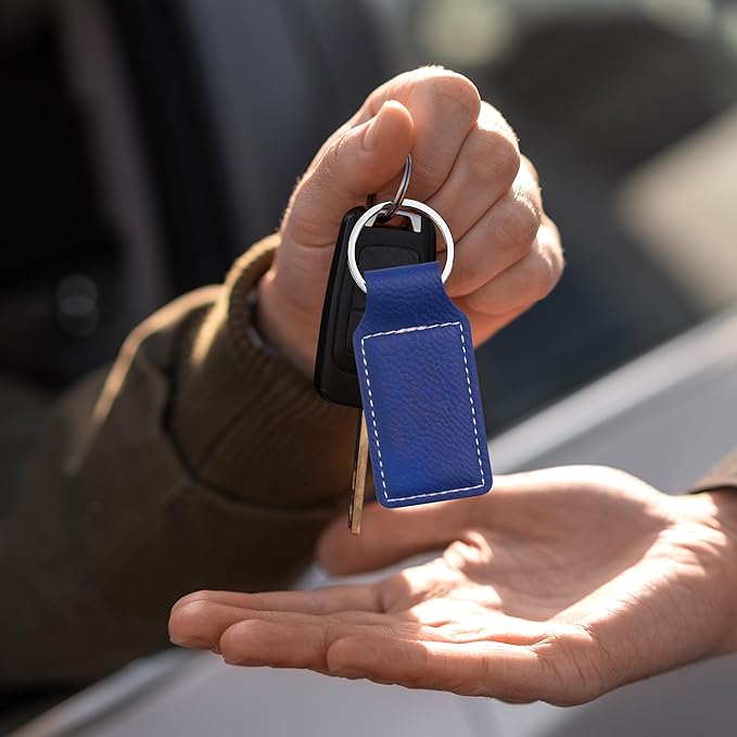 LaserGram Rectangle Keychain, Disc Golf, Personalized Engraving Included