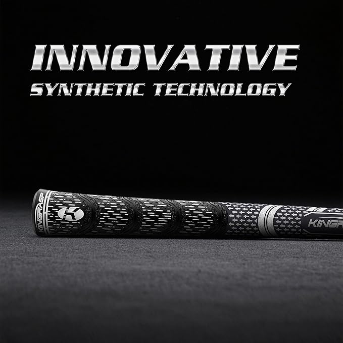 Premium Hybrid Golf Grips (13 Pack) - High Traction Rubber Golf Club Grips with Enhanced Feedback | Includes 13 Grips + 15 Tapes + 1 Rubber Vice | All-in-One Replacement Grip Kit for Golf Clubs
