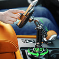LISEN Upgraded Version Cup Phone Holder for Car 360° Adjustable Long Neck Car Phone Mount Golf Cart Phone Holder, Truck Jeep Accessories for iPhone 17 Air Pro Max Samsung Google and All Phones, Blue