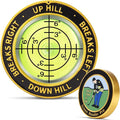 High Precision Golf Green Reader Funny Ball Marker Golf Putt Training Aid Bubble Level Golf Accessories Gifts for Men Women