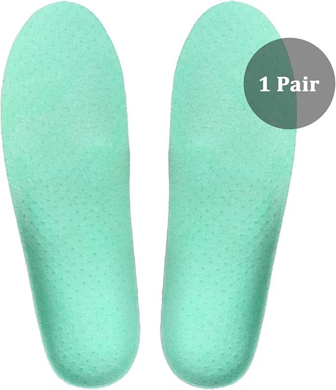 Insoles for Golf Men's Shoes Replacement, Footwear Inserts for Arch Support Inserts to Help Reduce Fatigue Cushion Shock Absorbing (Men 10-11)