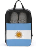 Sneakers Packing Organizer Pouch Argentina Flag Sneaker Bags Portable Travel Shoe Packing Bag for Travel and Daily Use