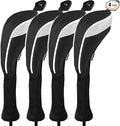 Andux 4 Pack Long Neck Golf Hybrid Club Head Covers Dial No. Tag CTMT-01
