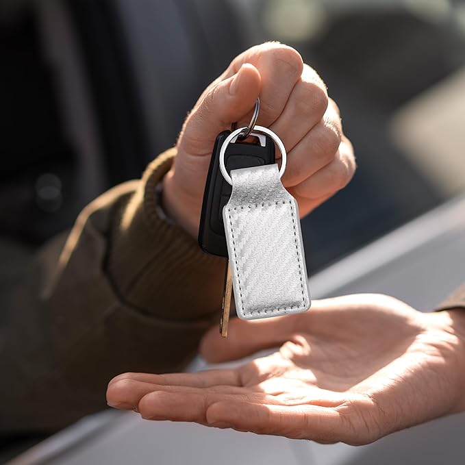 LaserGram Rectangle Keychain, Golfer Golfing, Personalized Engraving Included