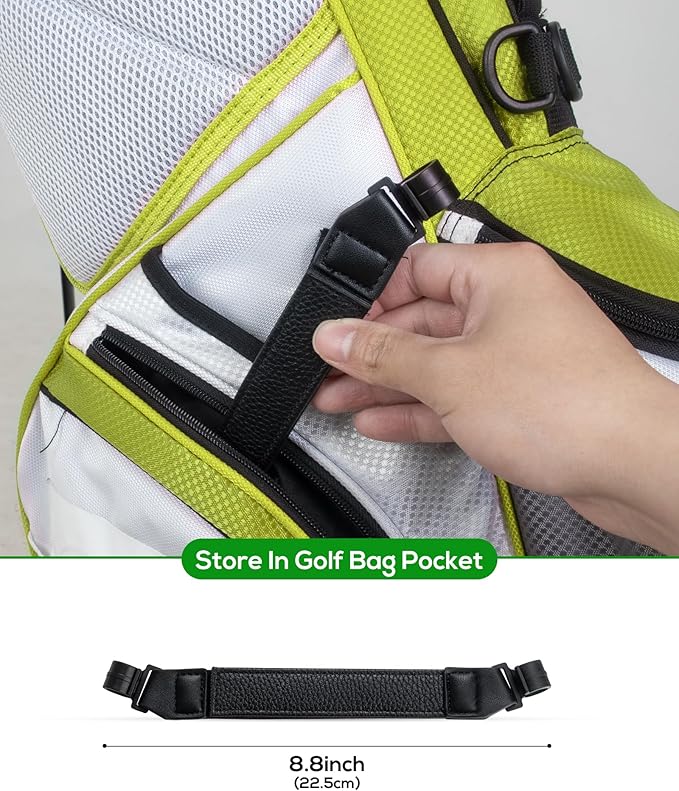 Big Teeth Golf Bag Accessories Leg Leather Strap, Stabilizer Strap, Equipment for Stand Bag With Legs