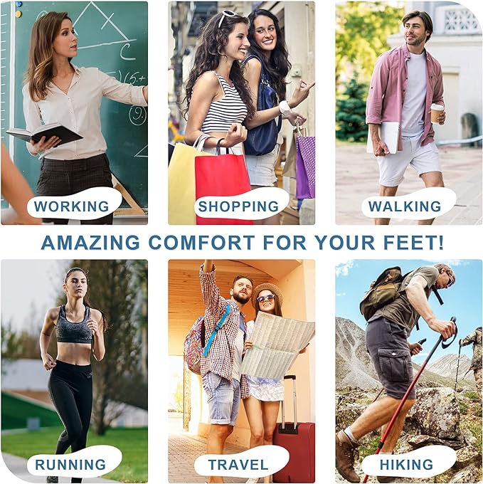 2 Pair -Shoe Inserts for Mens Memory Foam Insoles,Replacement Insoles for Work Boots Running Shoes, Cushion Shock Absorbing for Foot Pain Relief, Comfort Breathable Inner Soles Brown 45EU,US12