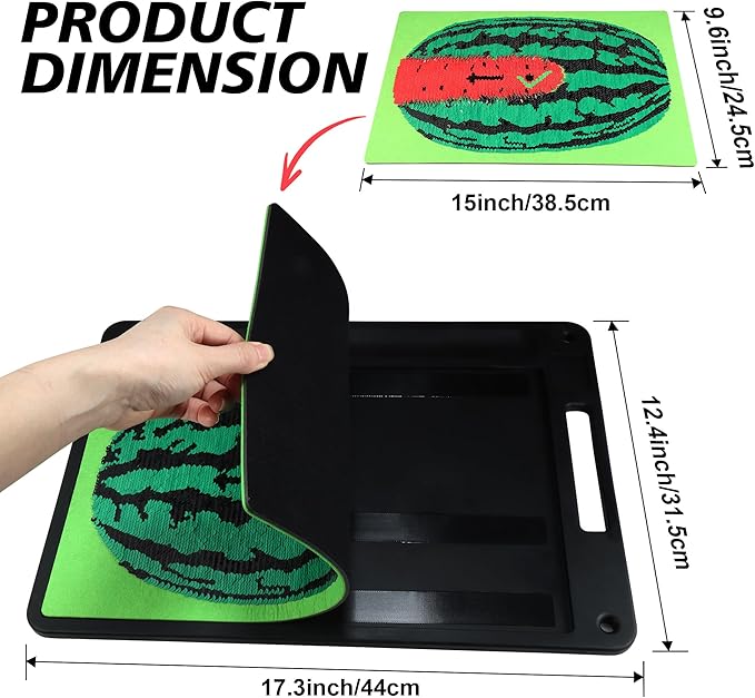 Golf Hitting Mat, Golf Training Mat for Swing Path Feedback Detection Batting, Extra Replaceable Golf Practice Mat for Home Indoor Outdoor, Fun Golf Gifts for Adults Kids
