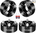 Richeer 2 inch 4x4 Wheel Spacers for EZ GO EZGO Club Car Golf Carts and ATV Vehicles, 4 PCS 4x101.6mm Wheel Spacers with 1/2 x20 Studs & 62mm Center Bore