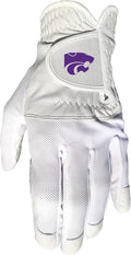 Team Golf NCAA Men's Left Hand Golf Glove, For Right Handed Players, One Size, Includes Removable Double-Sided Magnetic Ball Marker