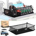 10L0L 4 Passenger Golf Cart Cargo Net for Yamaha,Club Car,EZGO, Adjustable Elastic Storage Net, Simple Golf Cart Cargo Mesh Organizer Nets with Strong Buckle