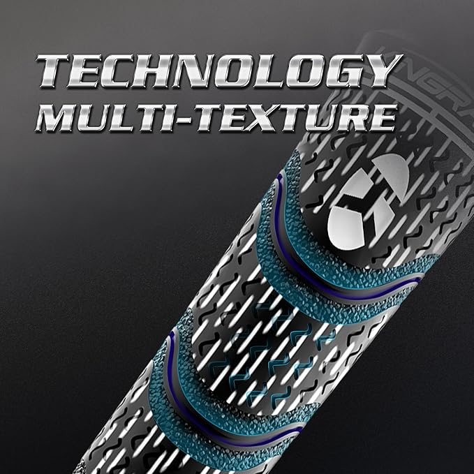 Premium Hybrid Golf Grips (13 Pack) - High Traction Rubber Golf Club Grips with Enhanced Feedback | Includes 13 Grips + 15 Tapes + 1 Rubber Vice | All-in-One Replacement Grip Kit for Golf Clubs