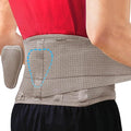 Sparthos Back Brace for Lower Back Pain - Immediate Relief from Sciatica, Herniated Disc - Lumbar Support Pad - For Home & Lifting At Work - For Men & Women - Fits 44–52″ Waist (Beige-L, Check Sizing)