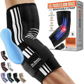 DR. BRACE® Elite Elbow Brace Support, Breathable Elbow Compression Sleeve with Gel Pad for Golfer's, Tennis Elbow & Tendonitis Treatment & Pain Relief 2024 (A Black-White, Small)