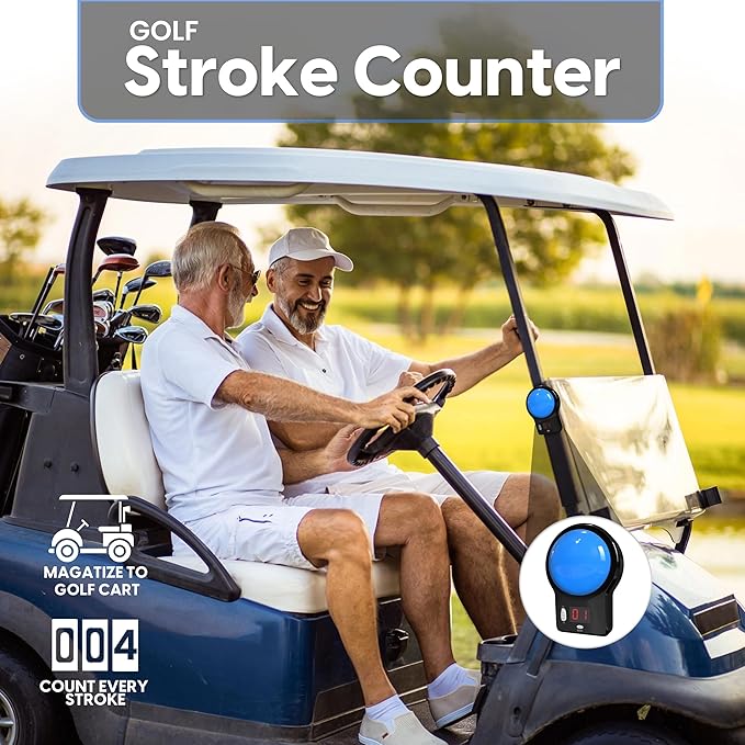 Large Digital Counter with Magnetic Back | Perfect as a Workout, Golf, Pitch, Lap, Warehouse or People Counter | Magnetic, Portable, Compact, Quiet & Discrete