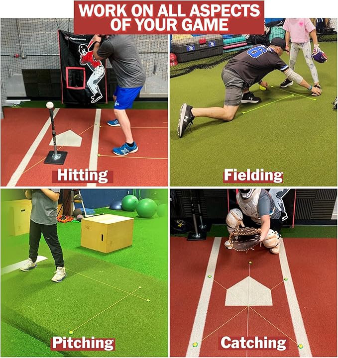 Tee Claw Golf Tee Holder, Great for Golf, Baseball and Softball for Putting Training Aid, Foot Placement, for Indoor and Outdoor Training, Made in USA