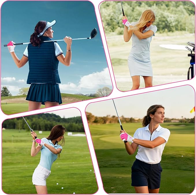 Golf Gloves Mens & Womens Performance Golf Gloves,Luxurious Palm Material for Unmatched Feel