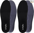 2 Pair-Insoles for Mens Memory Foam Shoe Inserts,Replacement Insoles for Work Boot Running Shoes-Shock Absorption and Cushion for Feet Relief,Comfort Inner Soles for Everyday Use Black 43EU/US10