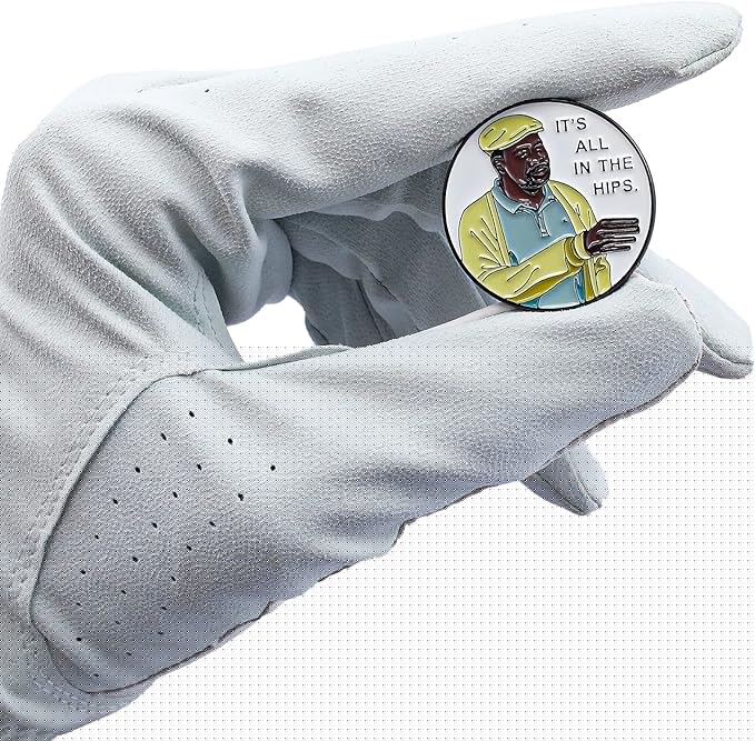 Golf Ball Marker with Magnetic Hat Clip - Funny Golf Gift