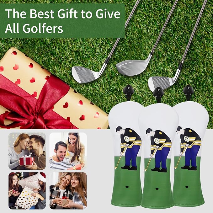 Golf Club Head Covers, Golf Club Covers, Driver Headcover，Driver Cover，Golf Club Covers，Novelty DriverHead Covers