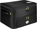 Golf Trunk Organizer, 2 Layers Golf Accessories Bag for Men, Waterproof Car Golf Storage Organizer with Compartment for 2 Pairs of Shoes, Golf Gifts for Men Women, Black