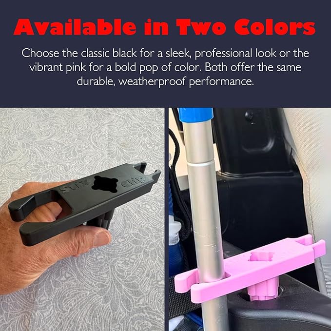 Golf Cart Accessories - Ball Retriever Holder - Putter Clip - Training Aid Storage - Umbrella Organizer - Equipment Mount - Made in USA (Pack of 1)