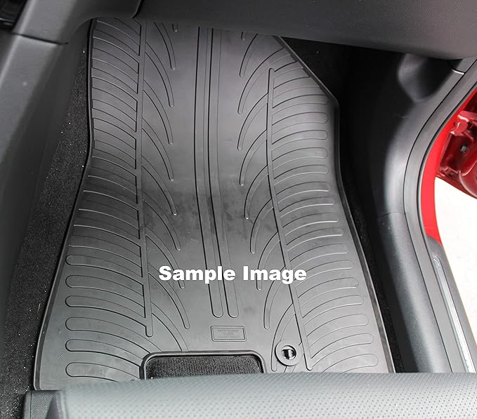 Gledring USA Custom Fit All-Weather Rubber Floor Mats Intended for VW Jetta 2011-2018, No Trimming Required, Tailored Custom Fit, Protects from Rain, Mud, & Snow.