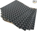 Rockville RockMat 50-25 50 Sq Ft Butyl Sound Deadening Mat 2.5MM 100 Mil, Aluminum Foil Backing, Heavy Duty Vibration and Noise Damping for Car Truck Van RV Marine and SPL Audio Installations