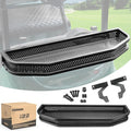10L0L Golf Cart Front Clay Utility Cargo Basket for Gas & Electric, Heavy-Duty Steel Drop Mesh Storage Rack