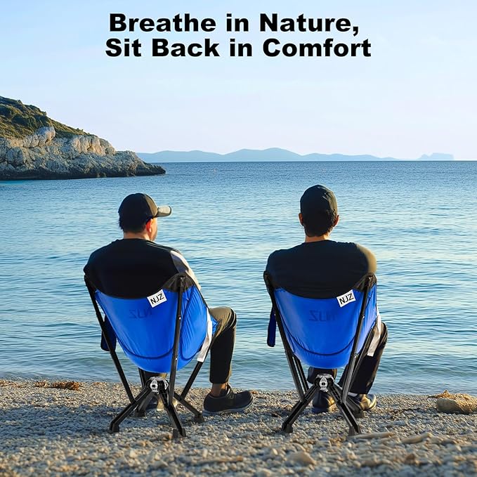 Folding Camping Chair — Compact & Easy to Use, Portable Chair for Outdoor Activities, Beach, Camping & Casual Relaxation