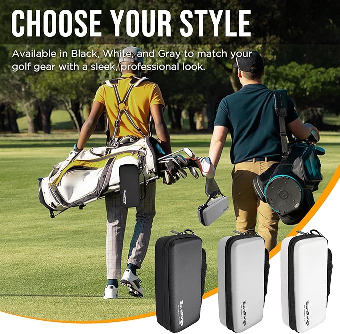 Golf Glove Holder Case with Glove Shaper - Portable Golf Accessories Organizer for Men & Women - Waterproof 900D Nylon, Large Capacity for Balls, Tees, Markers - Ideal Gift