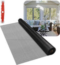 Fiberglass Window Screen Mesh Roll - 56"x100', Easy-to-Cut Screen Door Mesh for Windows, Pool, Porch Durable Mesh Replacement Option